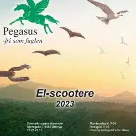 Katalog over Pegasus el scootere 2023